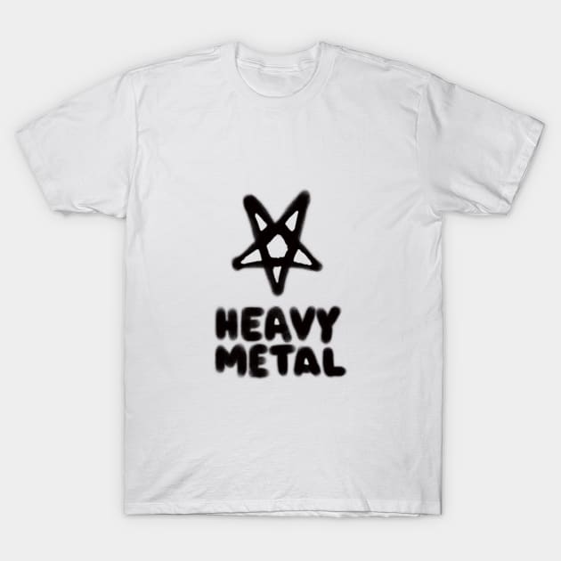 Heavy Metal T-Shirt by Brains